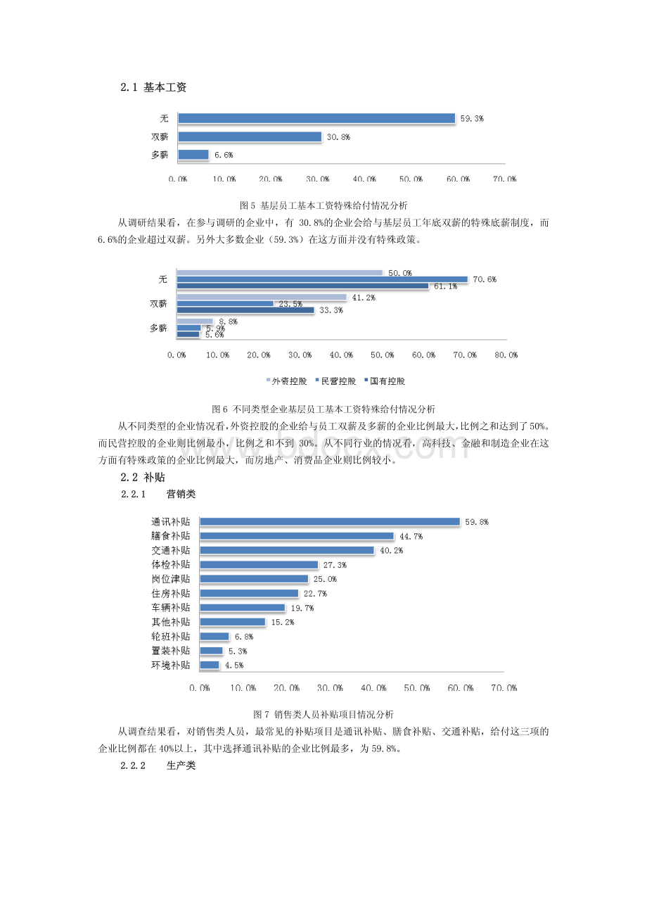 基层员工(非专业技术类)薪资福利现状调研报告(一).pdf_第3页