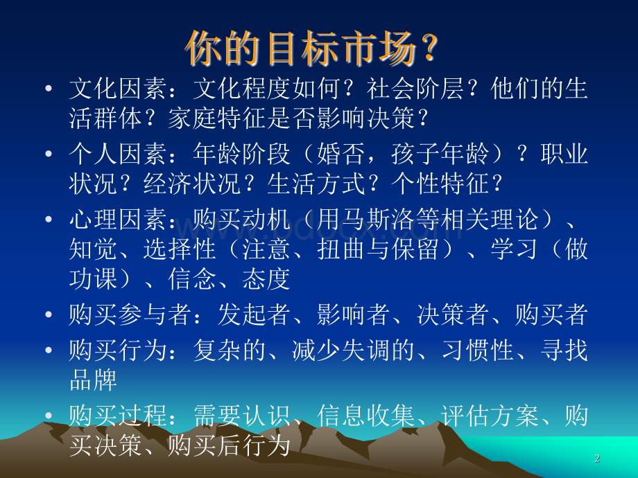 市场细分、目标市场选择和市场定位.ppt_第2页