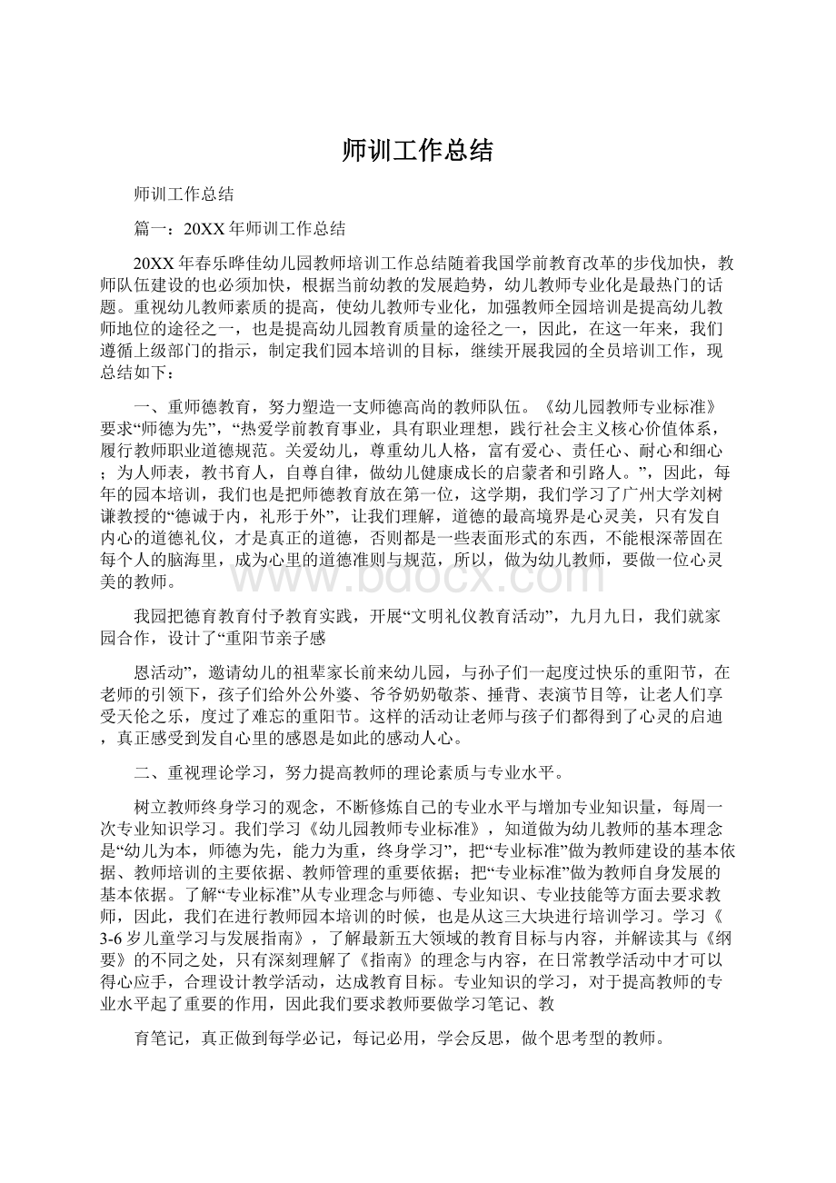 师训工作总结.docx