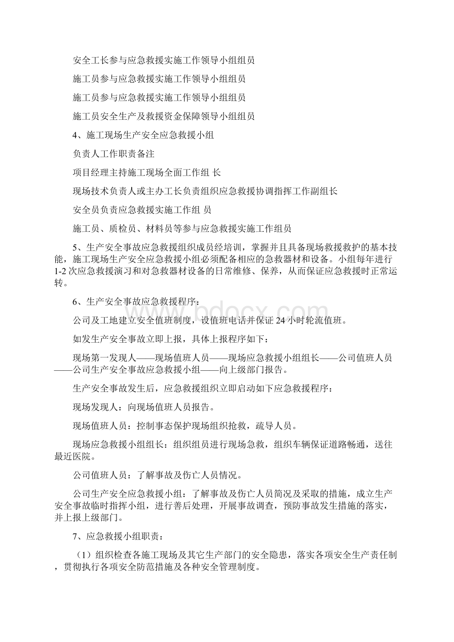 建筑施工企业现场应急措施与建筑施工危险性较大工程整治工作方案汇编.docx_第2页