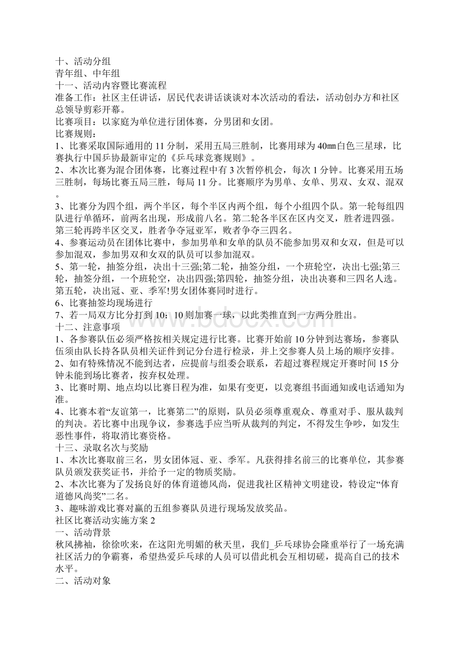 社区比赛活动实施方案范文.docx_第2页