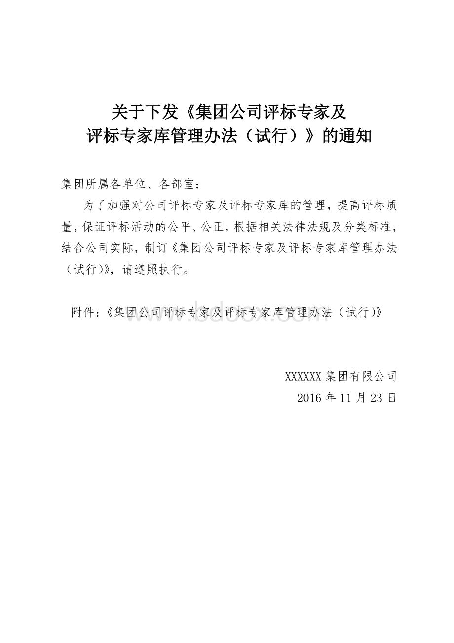 招标专家管理办法文档格式.doc