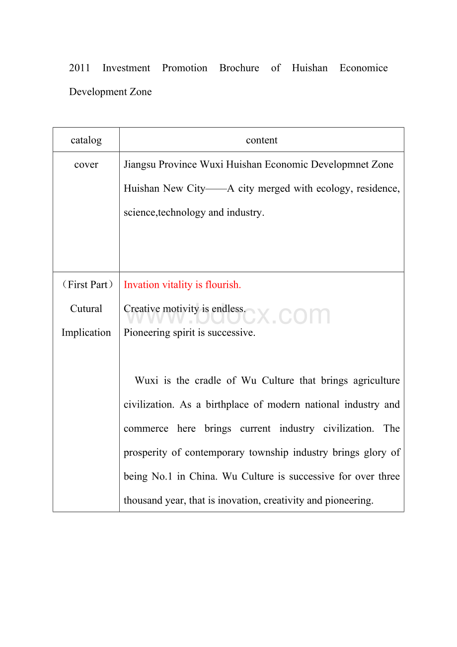 招商手册方案-中英文对照版.doc