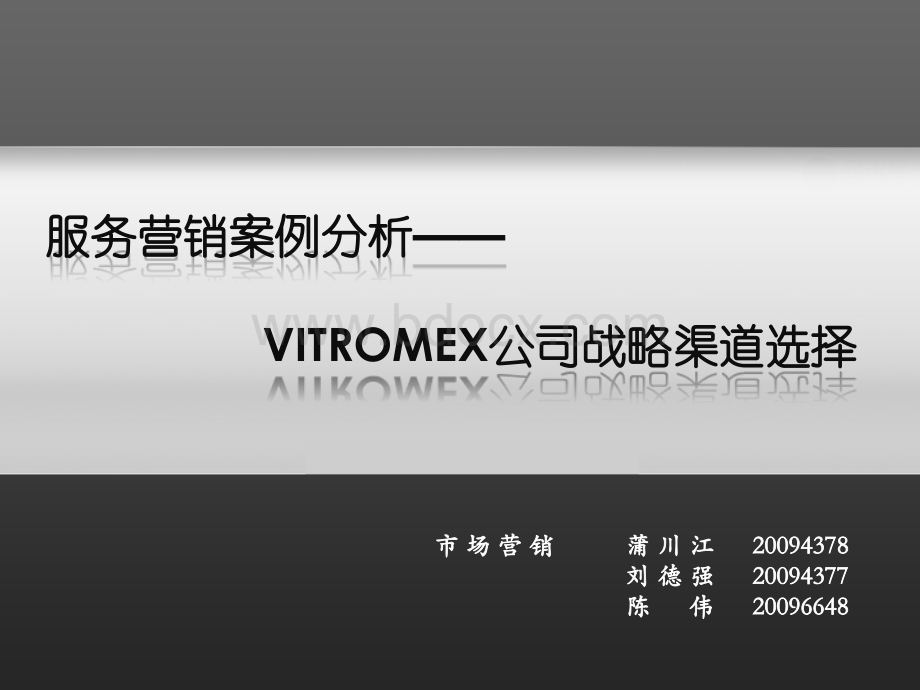 服务营销案例分析之vitromx公司渠道选择PPT课件下载推荐.pptx_第1页