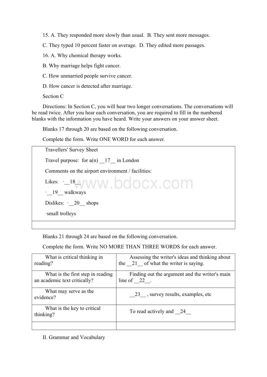 普通高等学校招生全国统一考试上海卷 英语WORD版.docx_第3页