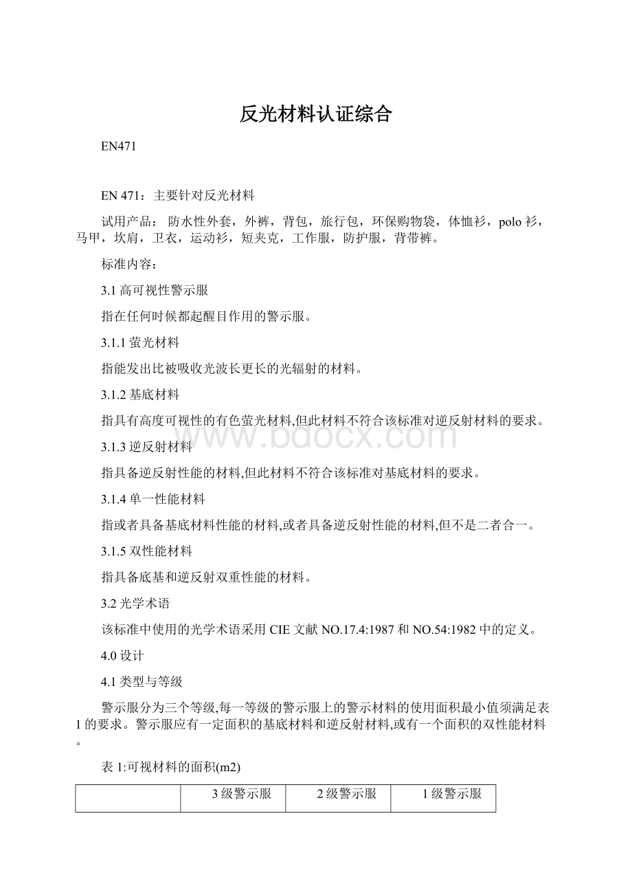 反光材料认证综合.docx