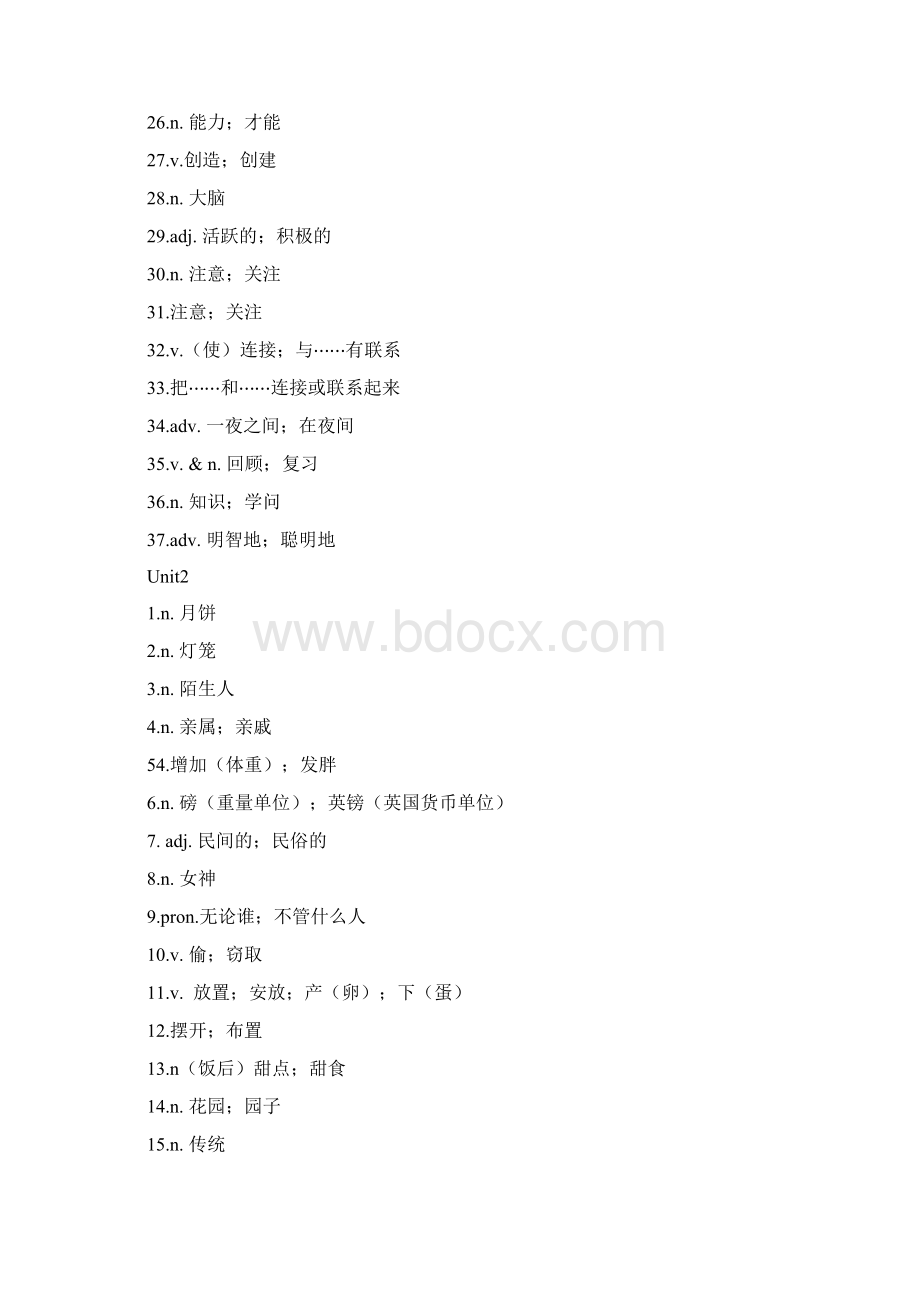 最新新人教版九年级英语单词表完整版资料文档格式.docx_第2页