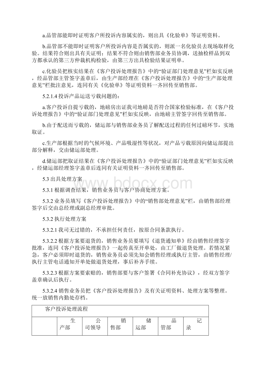 工厂产品质量跟踪与客户投诉流程Word格式.docx_第2页