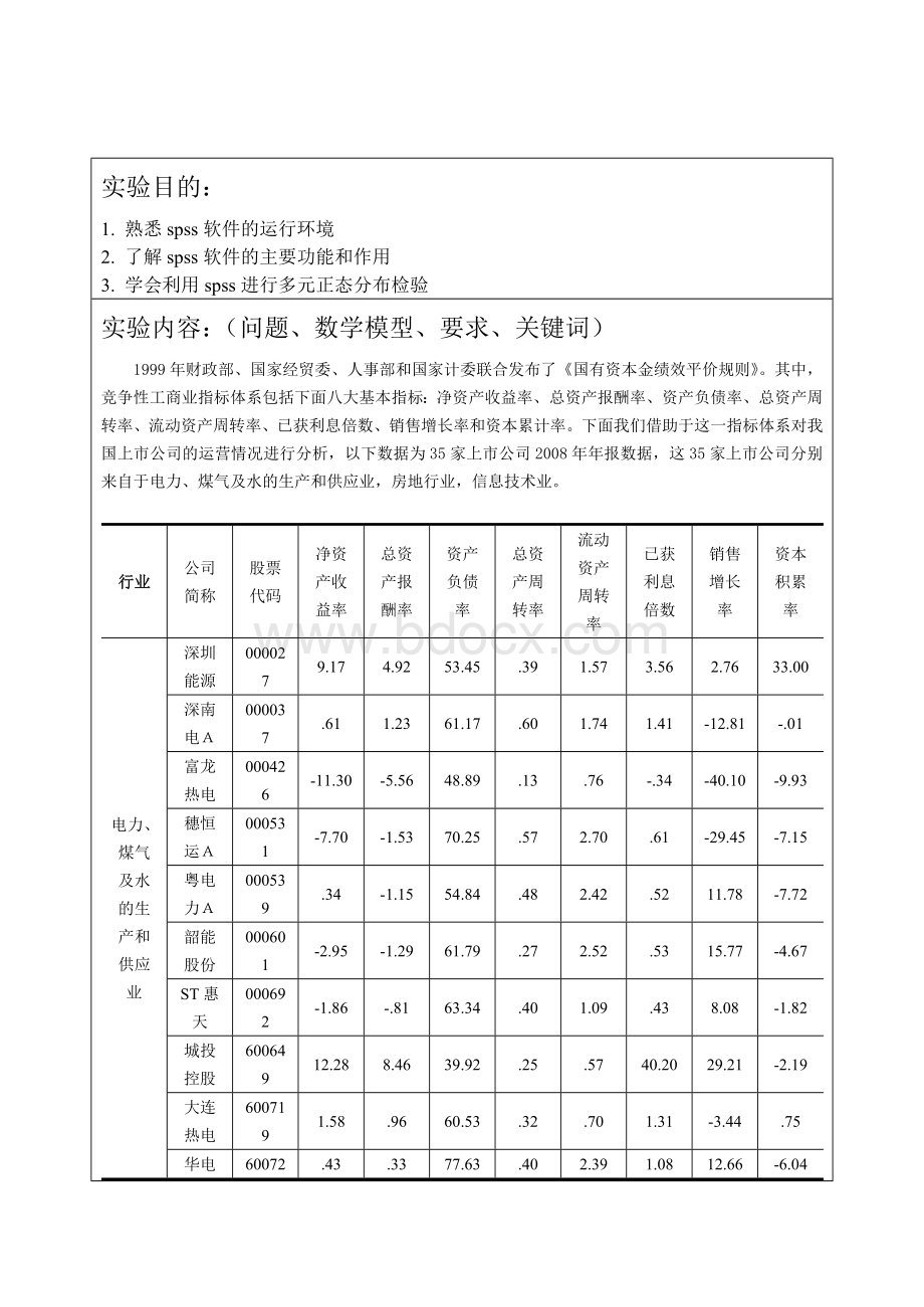 多元统计对我国上市公司运营情况的分析.doc_第2页