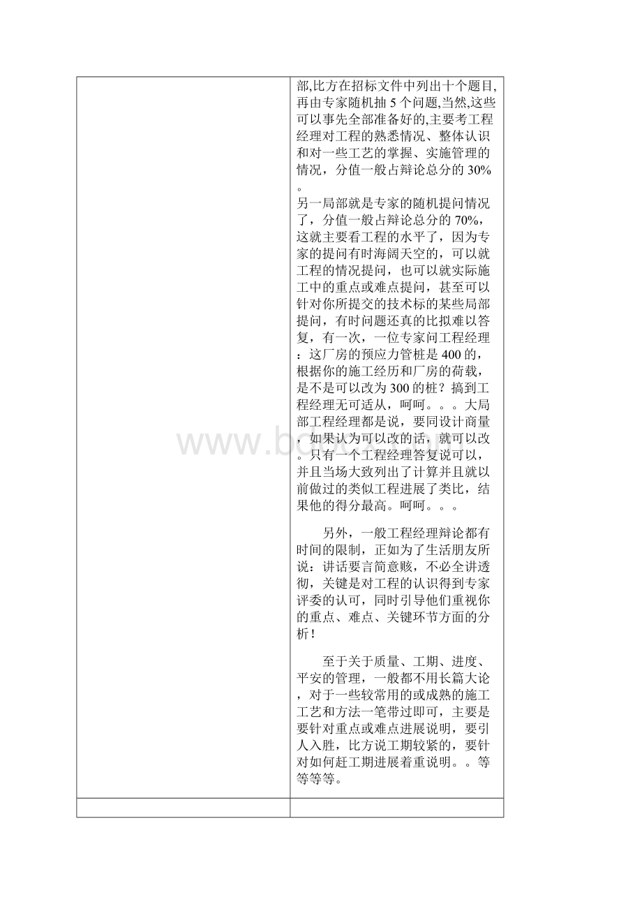 招投标现场项目经理答辩文档格式.docx_第2页