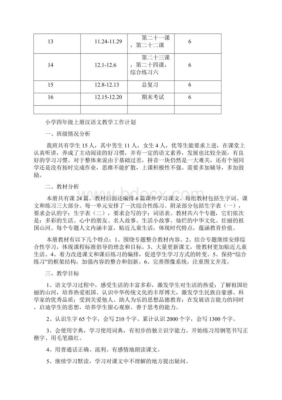 小学四年级汉语文备课及教案Word格式文档下载.docx_第2页