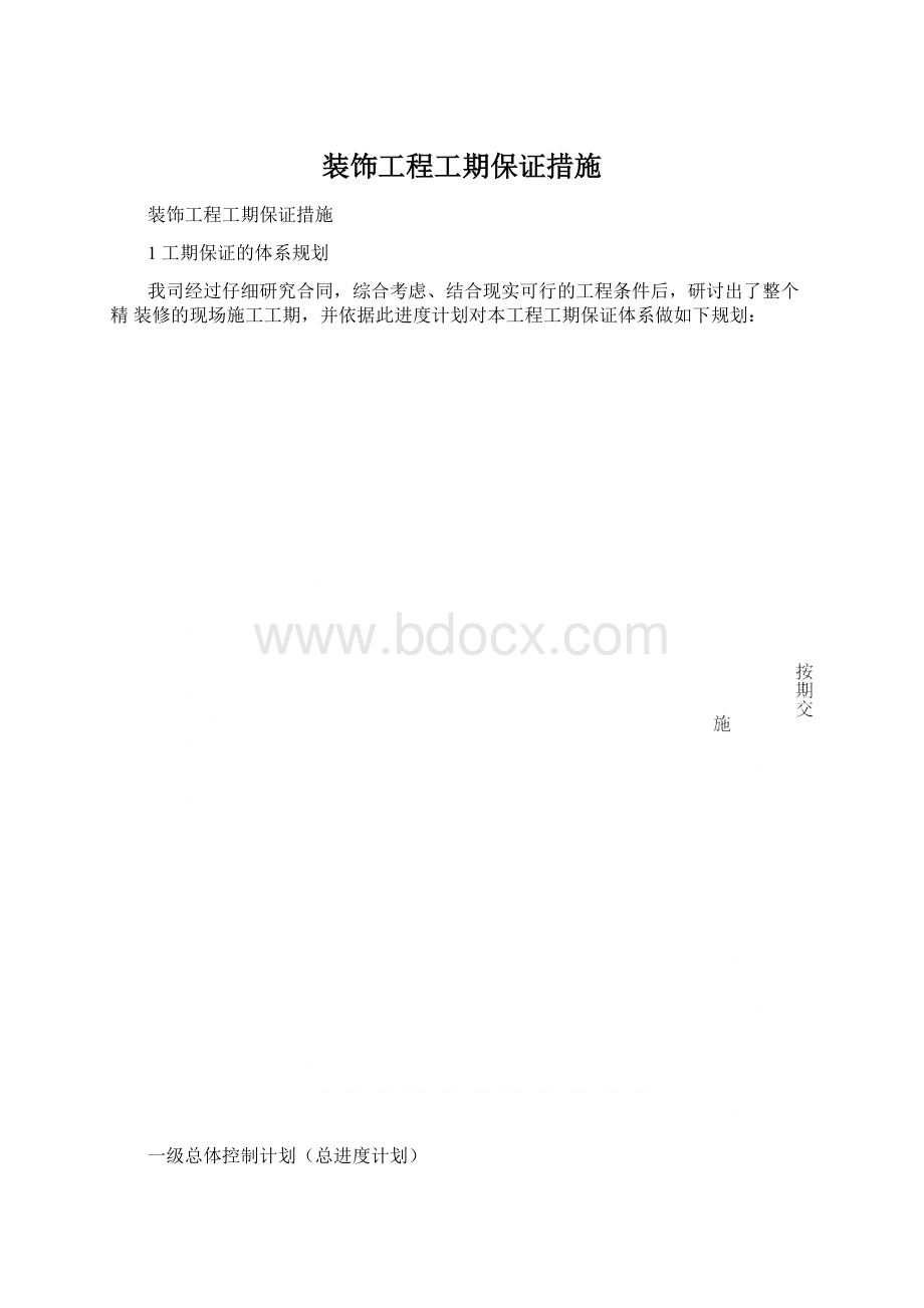 装饰工程工期保证措施.docx