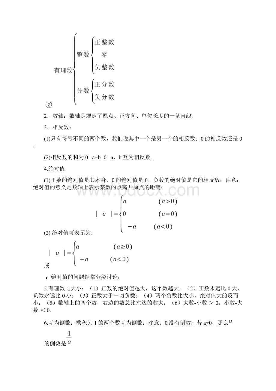 苏教版中考数学知识点完整版汇总整理汇编Word文档格式.docx_第2页