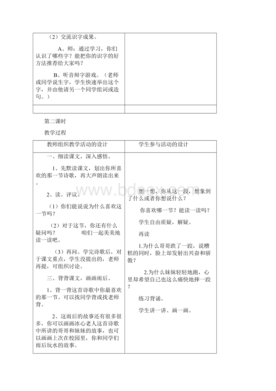 完整打印版苏教版小学语文二年级下册第三单元教案设计带反思Word格式文档下载.docx_第2页