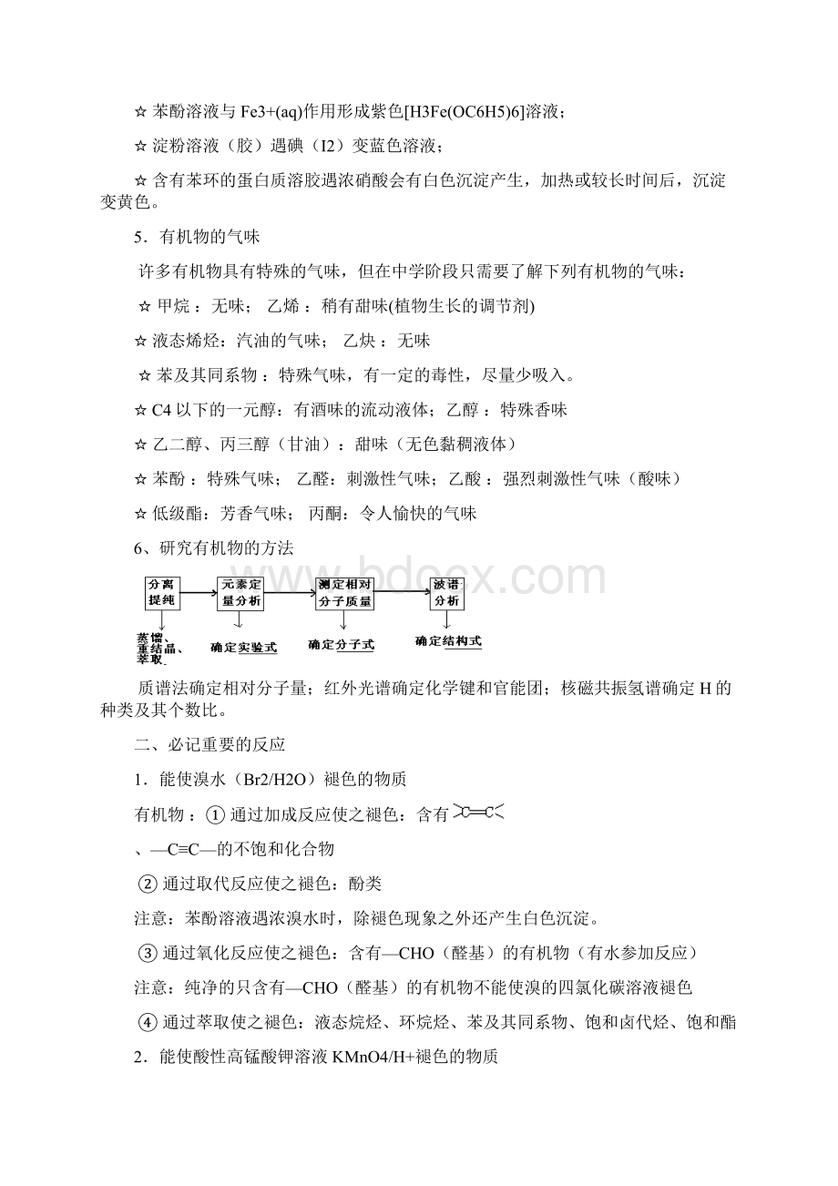 有机化学知识点全面总结.docx_第2页