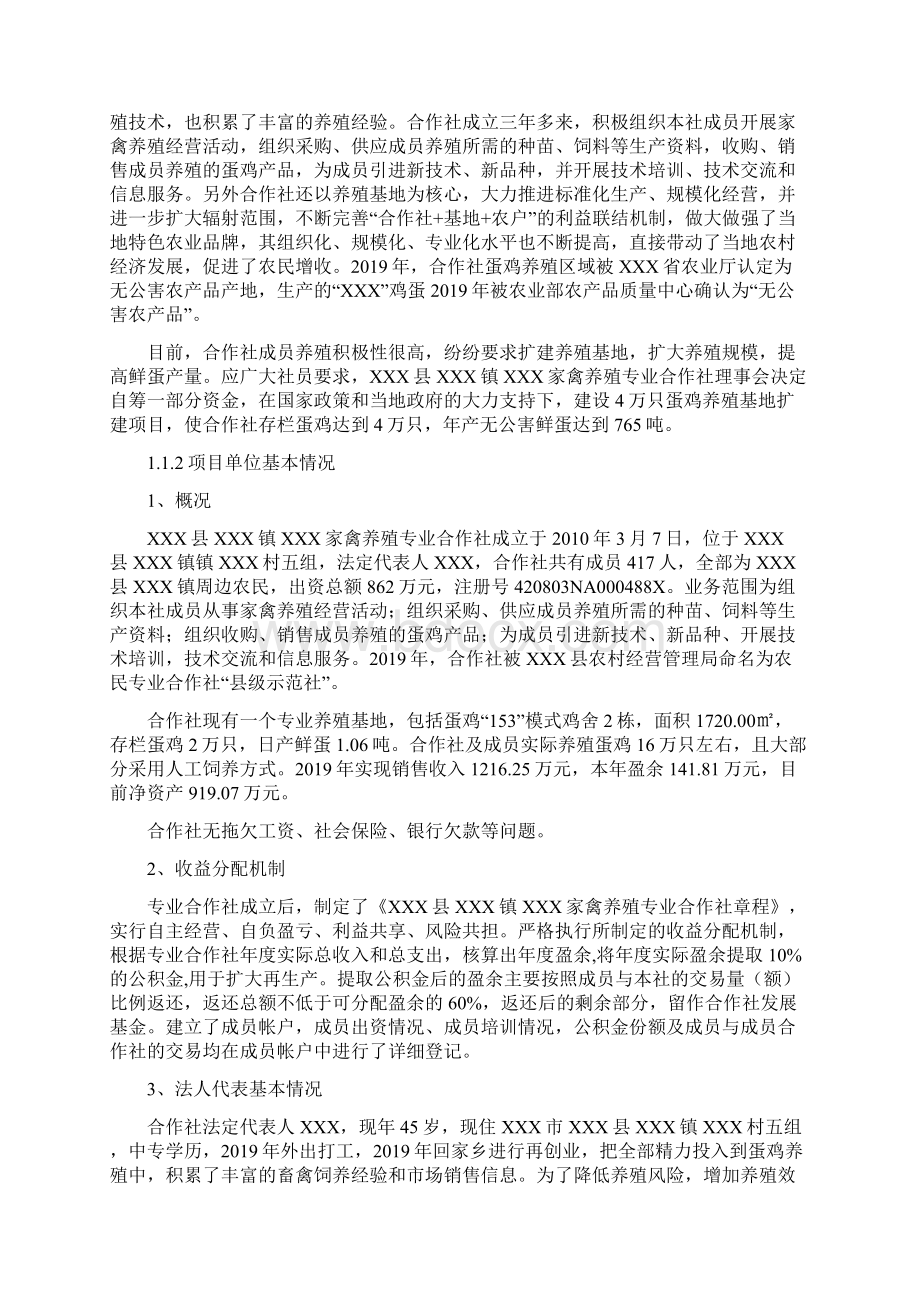 合作社4万只蛋鸡养殖扩建项目可行研究报告47页精选文档.docx_第3页