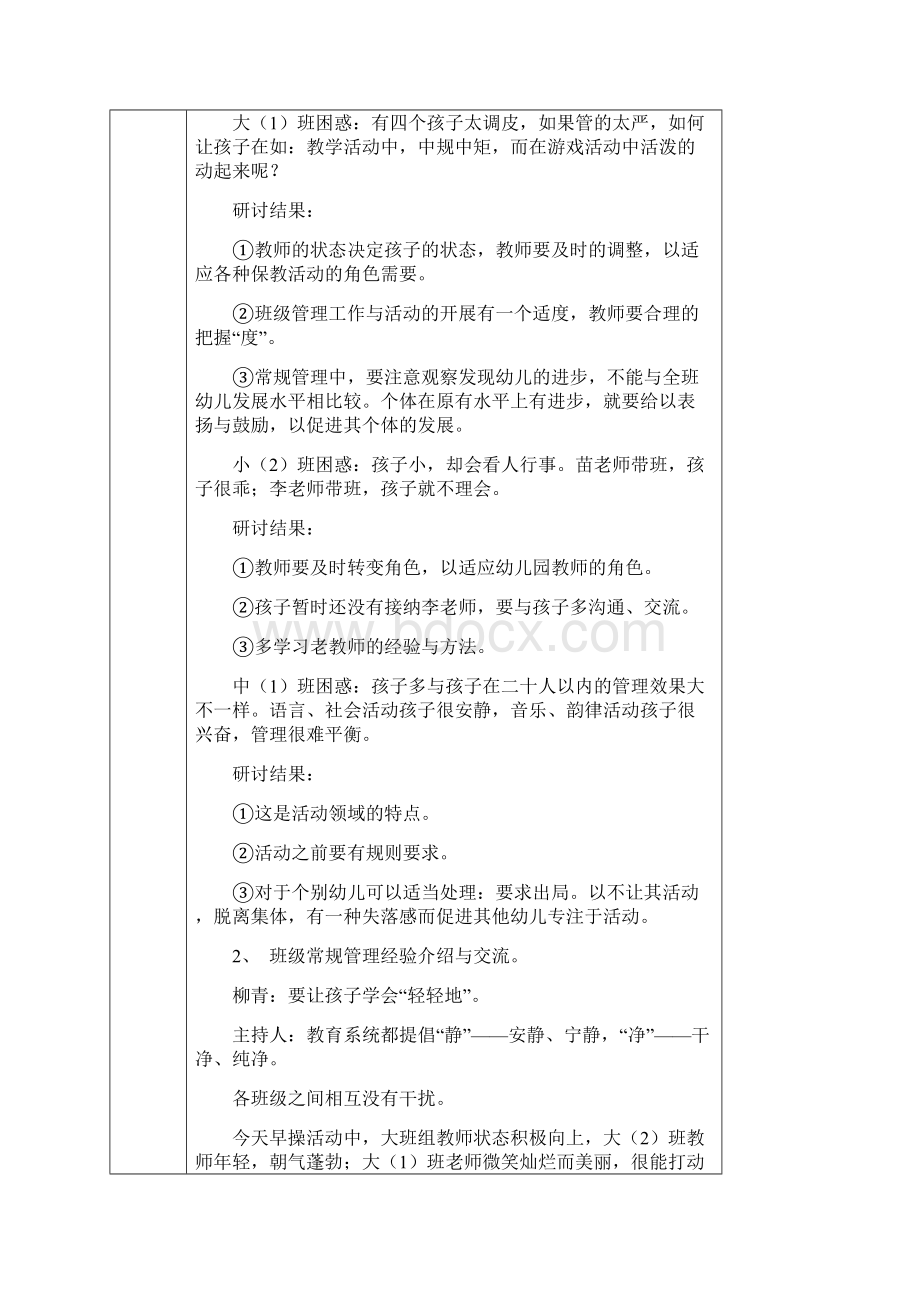 幼儿园教研活动记录表11全套Word下载.docx_第2页