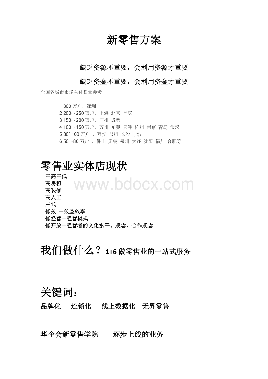 新零售学院平台方案1030Word文档格式.docx_第1页