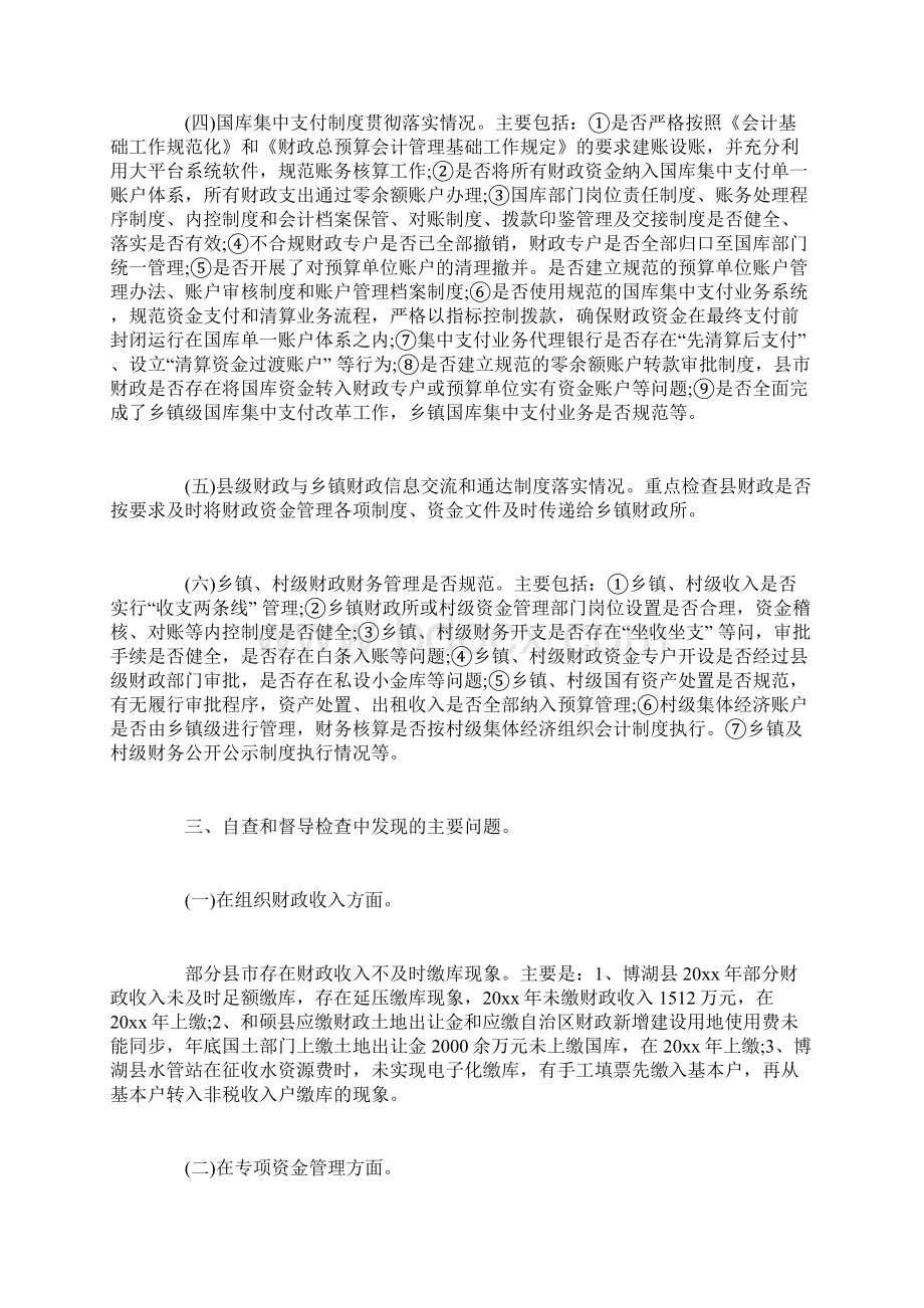 财务专项资金自查报告.docx_第3页