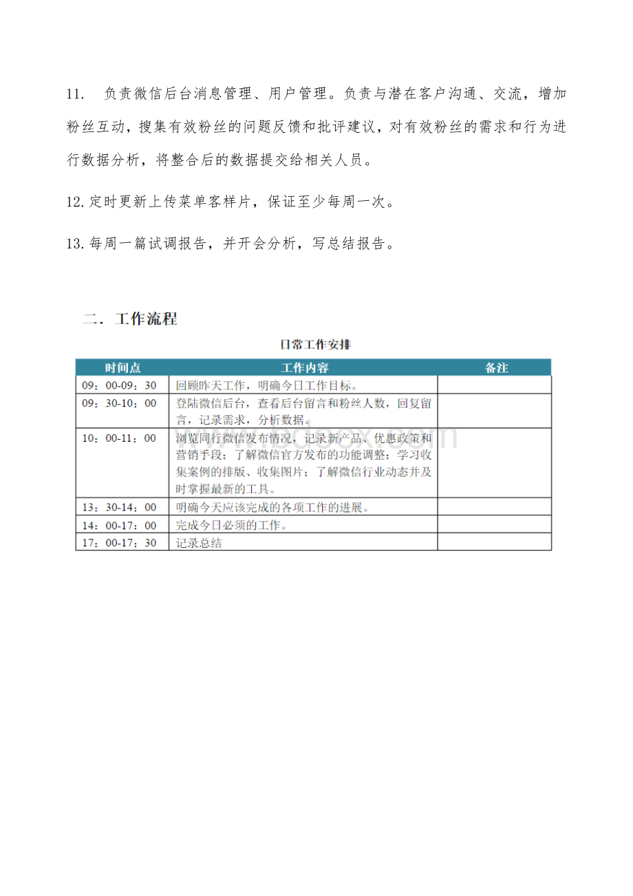 微信运营部岗位职责与工作流程.docx_第2页