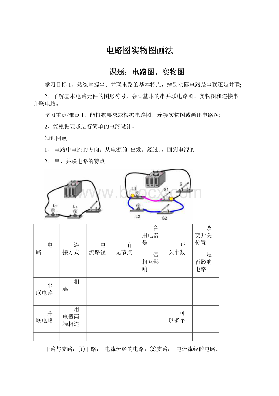 电路图实物图画法Word格式文档下载.docx