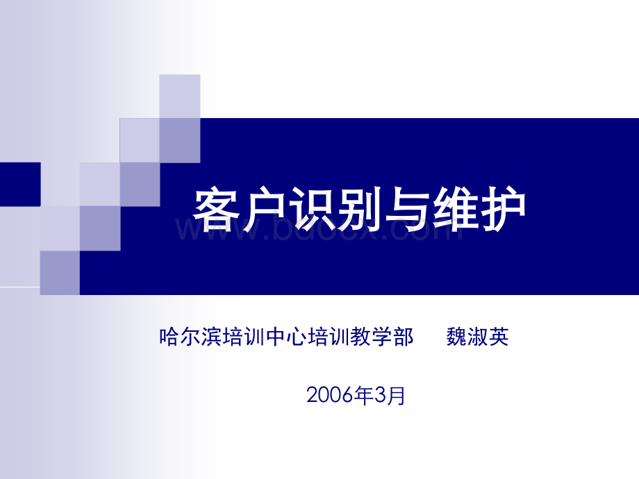 客户识别与维护(魏淑英)PPT文件格式下载.ppt_第1页