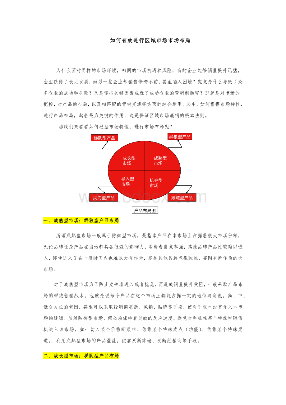 如何有效进行区域市场市场布局.docx_第1页