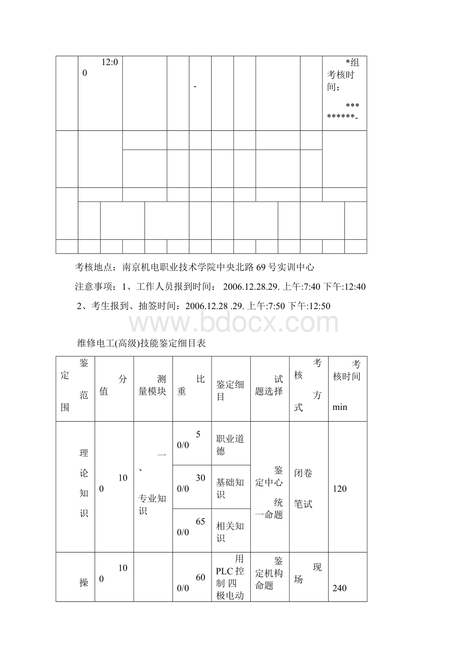 维修电工高级技能鉴定试题Word格式.docx_第3页