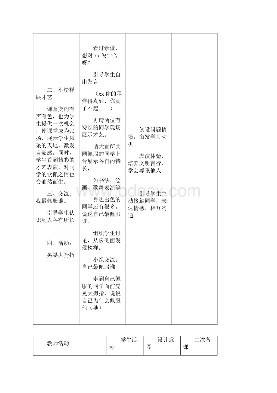 山东人民版二年级上册《品德与生活》全册教案Word文件下载.docx_第3页