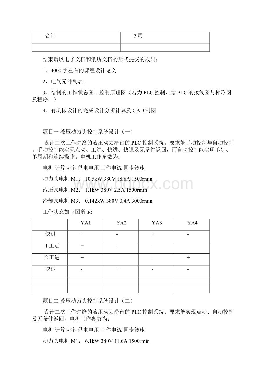 完整版自动控制系统毕业课程设计任务书.docx_第2页