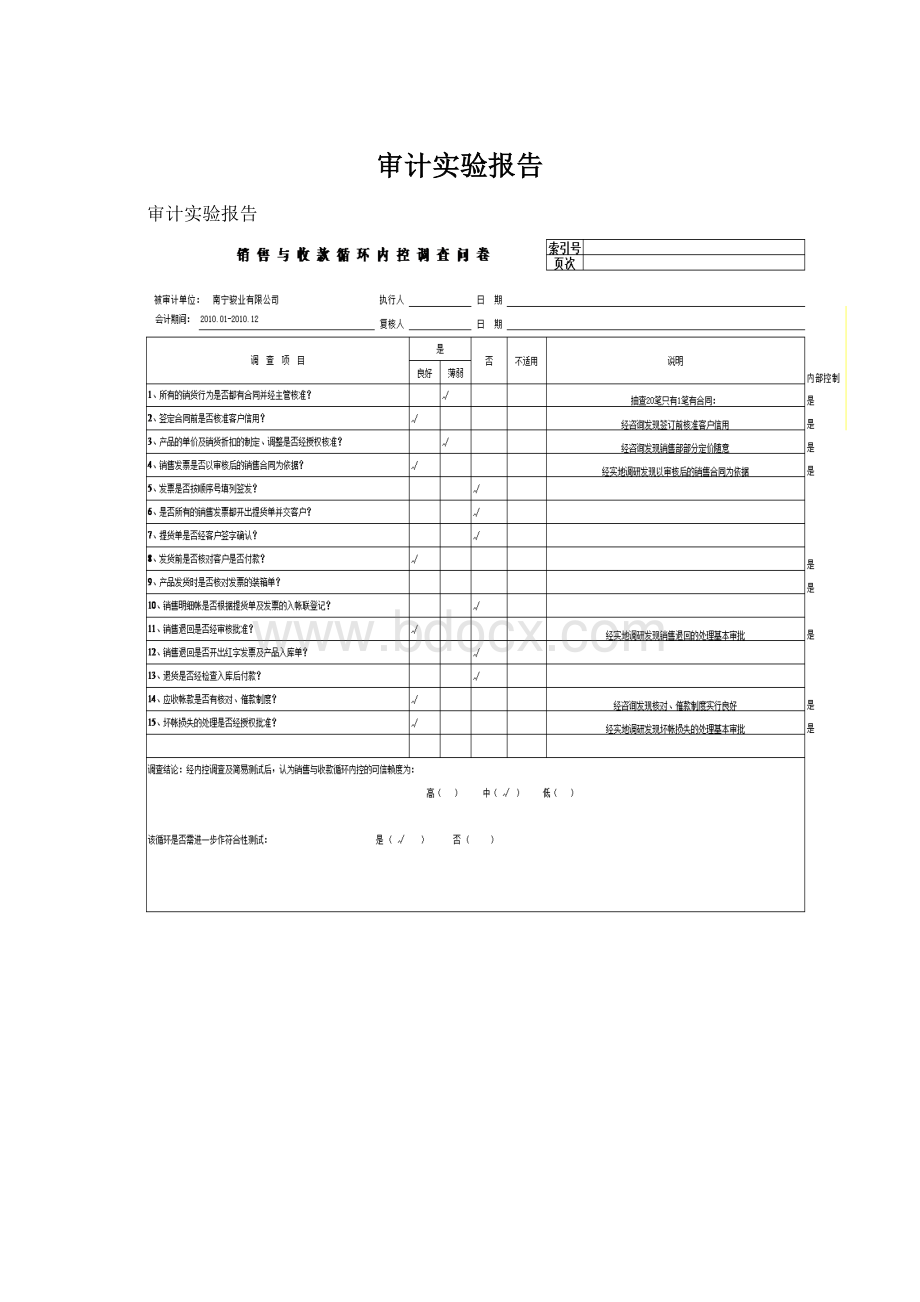 审计实验报告.docx