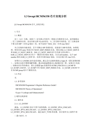 L3 hwapi BCM56338芯片实现分析Word文件下载.docx