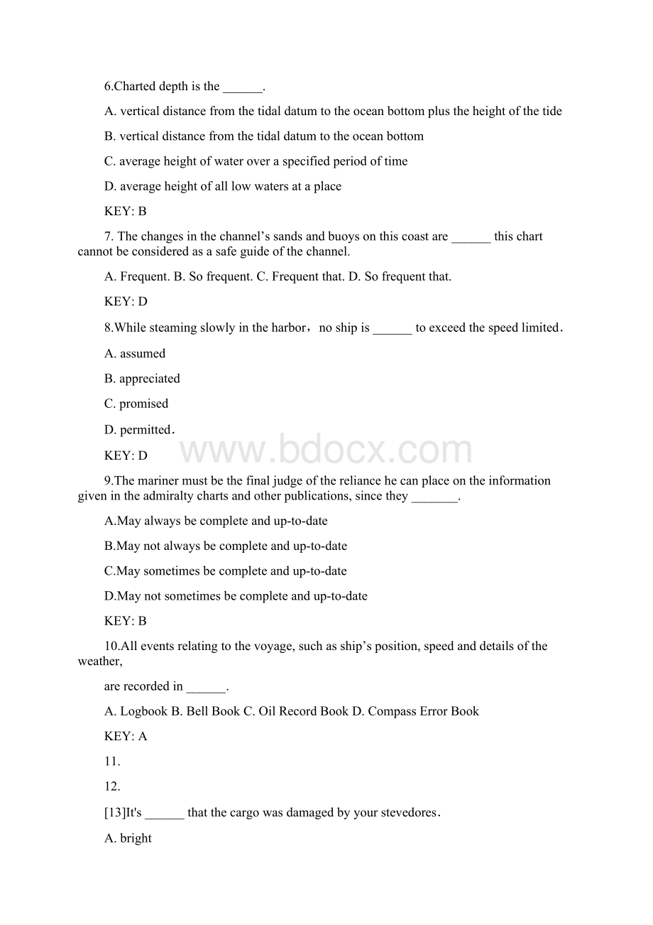 期英语部分题目答案.docx_第2页
