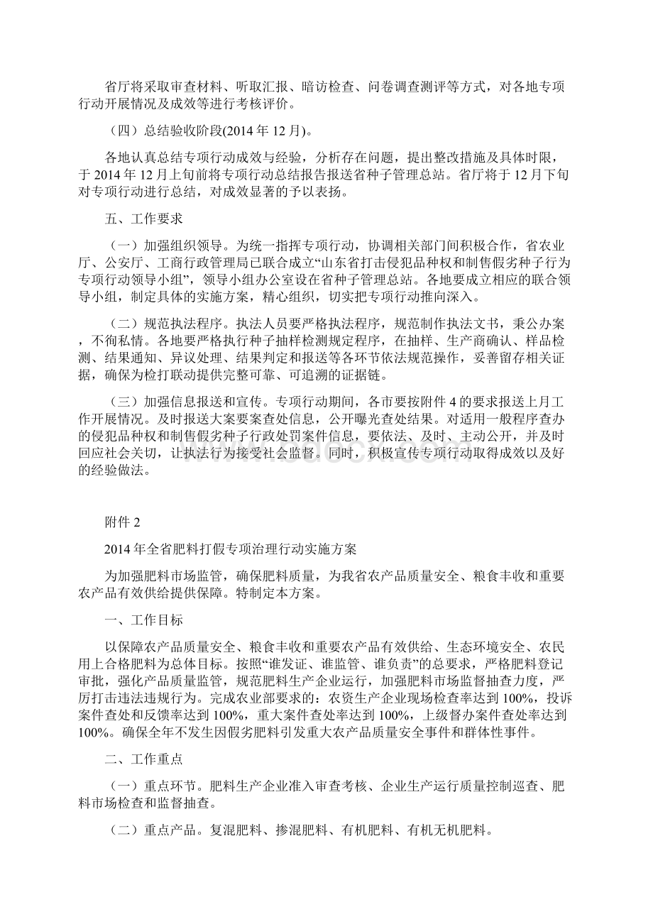 山东省种子打假专项治理行动实施方案Word格式文档下载.docx_第3页