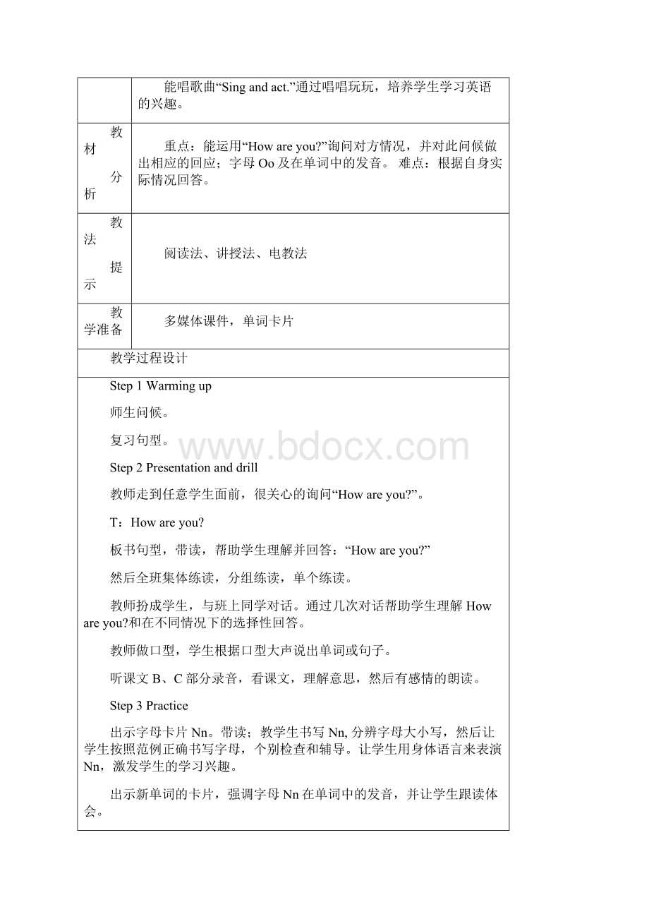 湘少版小学三年级下册英语全册教案文档格式.docx_第3页