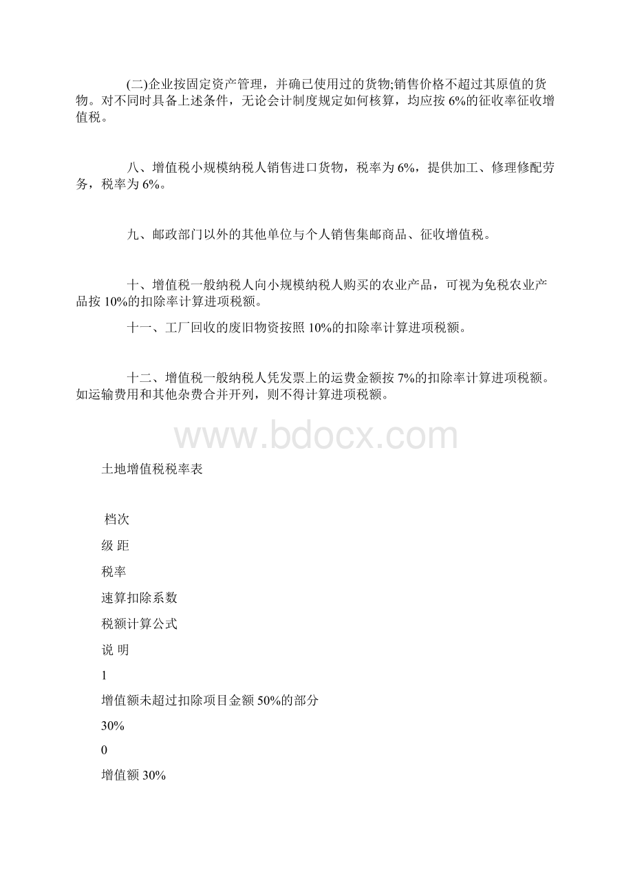 最新增值税税率表大全.docx_第2页