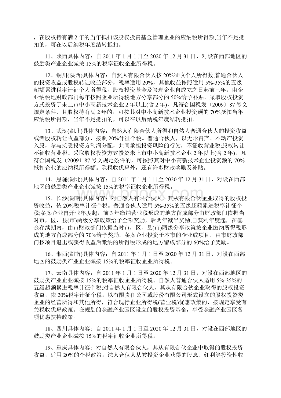 投资机构必看设立有限合伙企业10个最佳注册地课件.docx_第3页