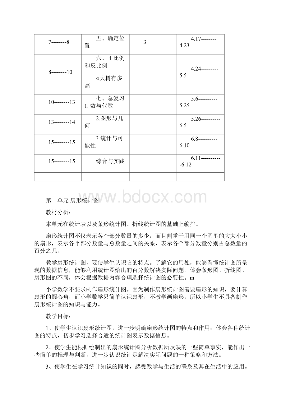 苏教版学年六年级下册数学全册教案含教学计划Word文档格式.docx_第3页