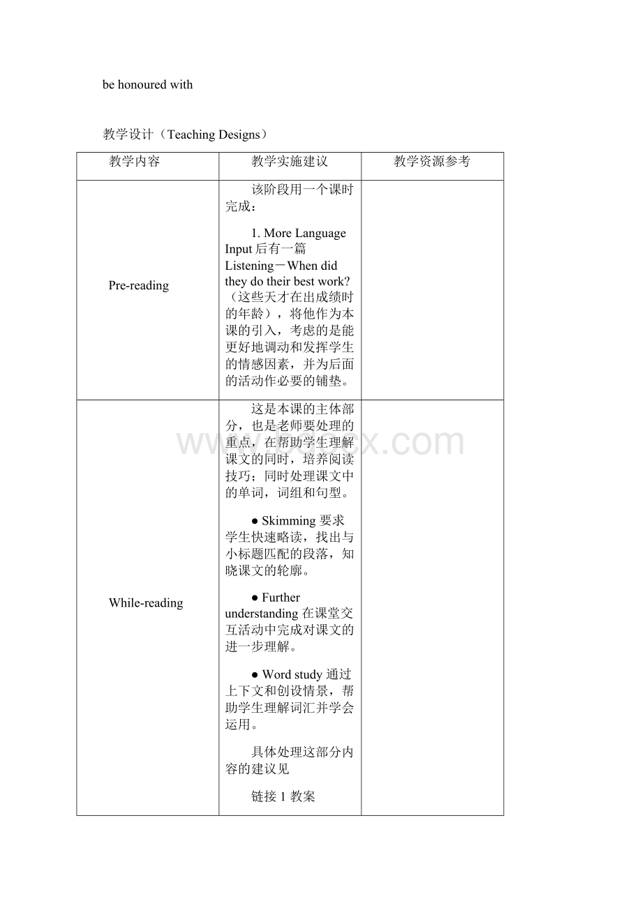 高一Unit2 《Two geniuses》more reading教案 牛津上海版S1BWord格式.docx_第2页