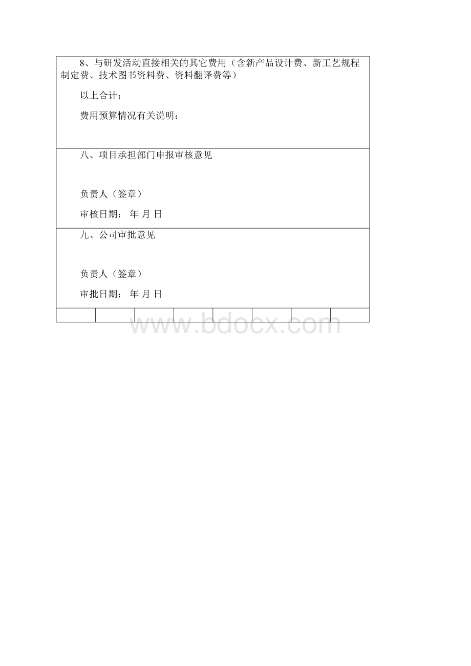 企业研究报告开发项目立项书模板表格版.docx_第3页