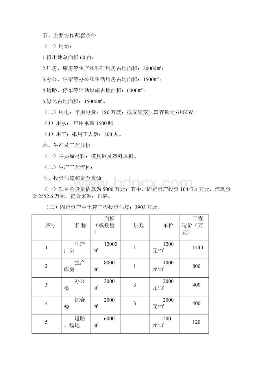 年产1200万件汽车模具工艺生产线建设项目商业计划书Word格式.docx_第2页