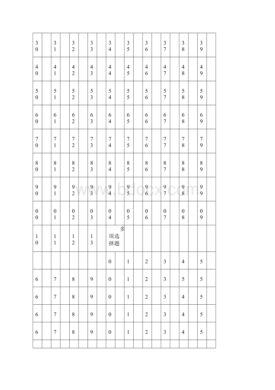 肖秀荣1000题答题卡文档格式.docx_第2页