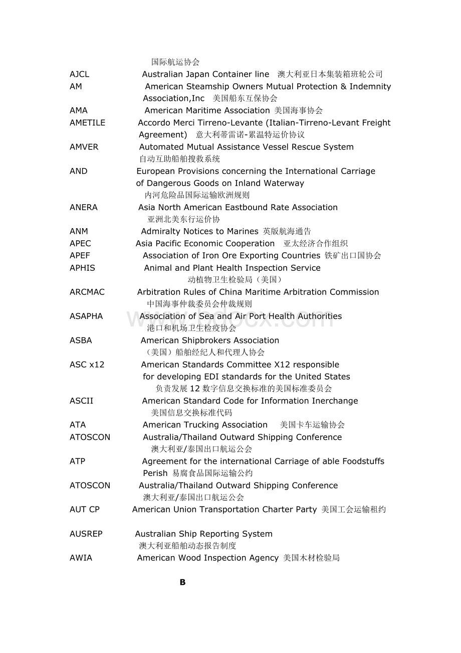 国际贸易、航运组织、运输协定、法规及系统;租船合同和航运条款Word下载.doc_第2页