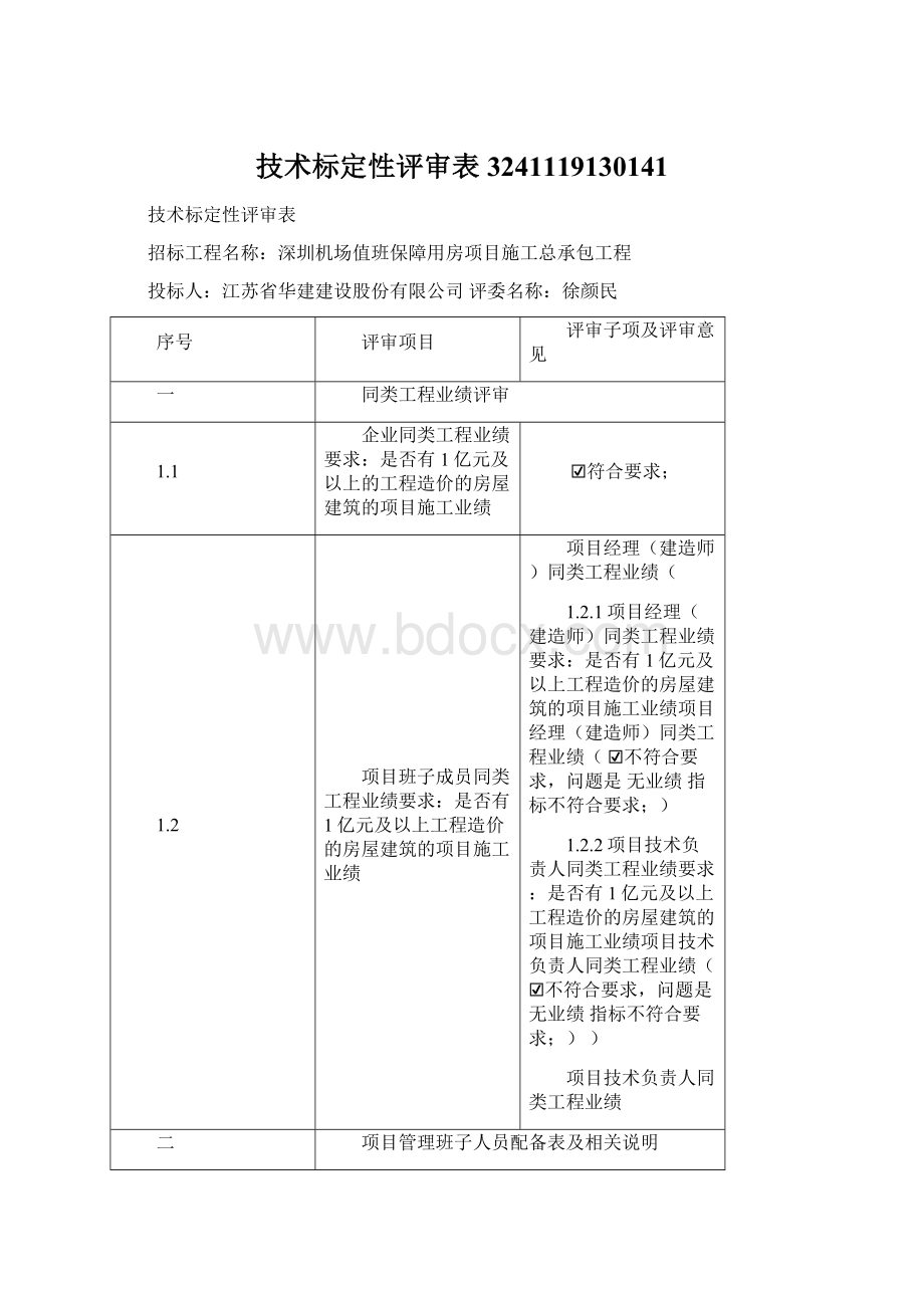 技术标定性评审表3241119130141Word文档格式.docx_第1页