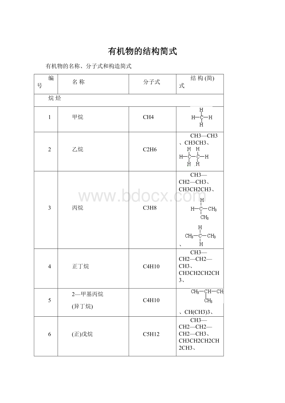 有机物的结构简式.docx