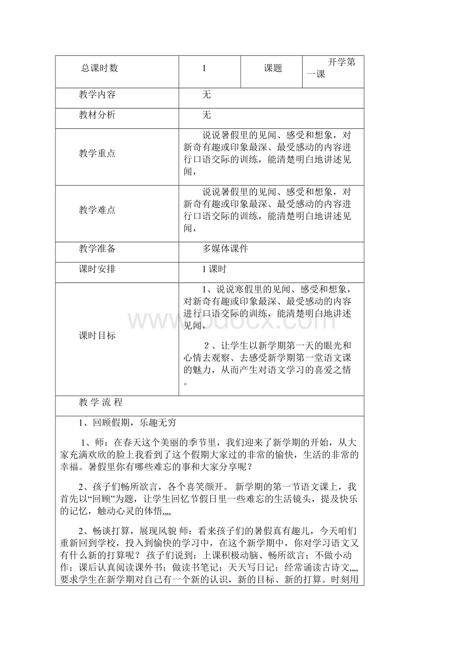 人教二年级小学下语文第一单元教案.docx_第2页