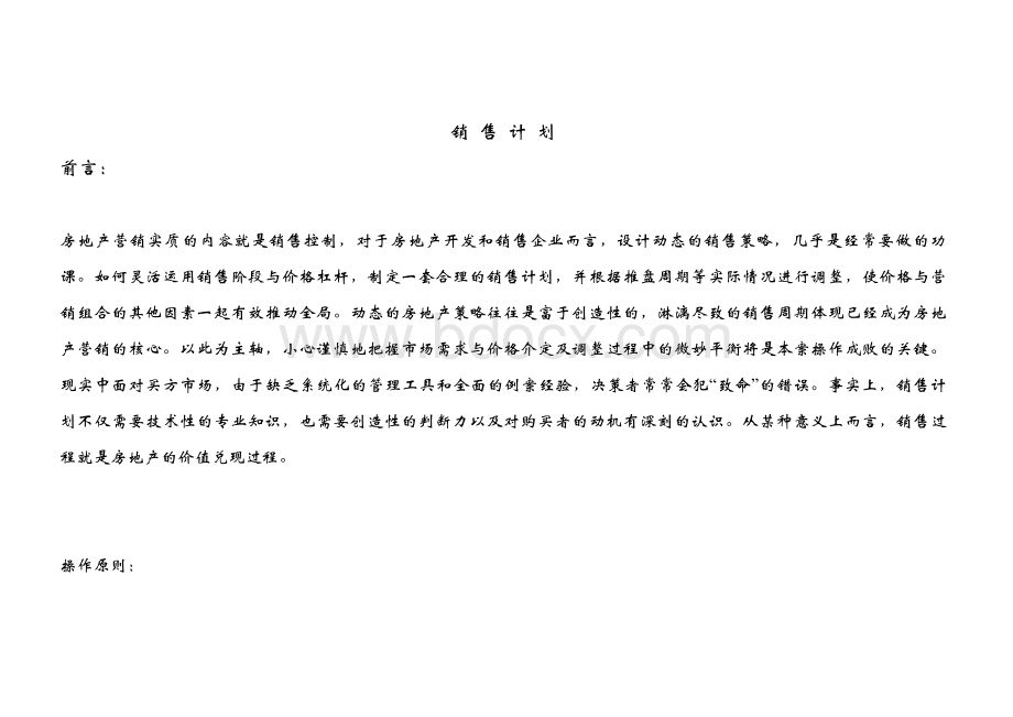 单身公寓项目销售计划Word文档下载推荐.doc