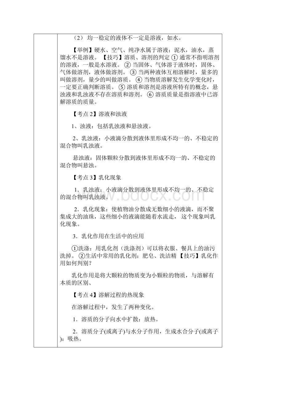 华师大版七年级下册 第三节 水是常见的溶剂 教案.docx_第2页