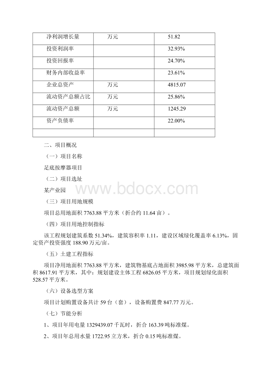 足底按摩器项目可行性研究报告Word文件下载.docx_第3页