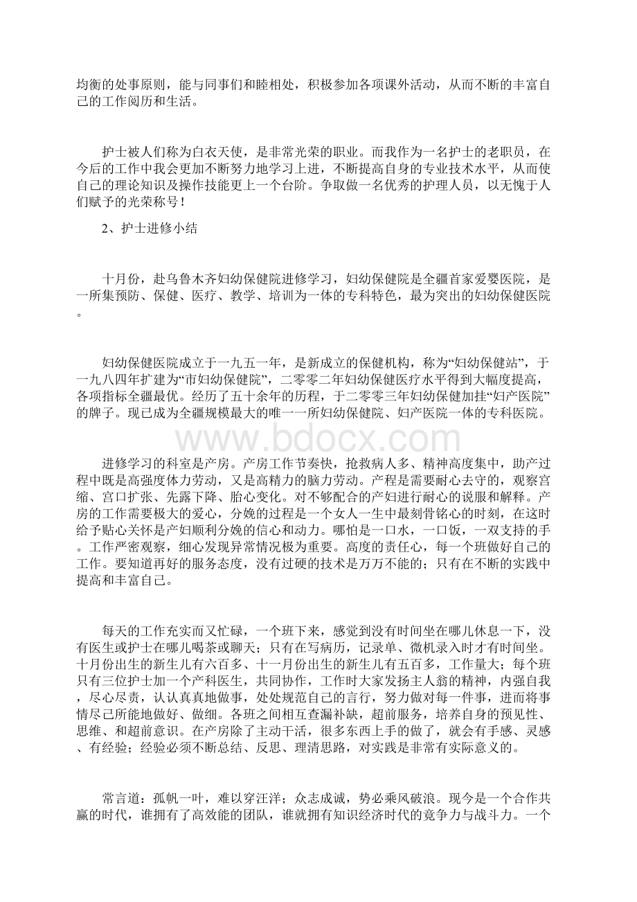 护士进修小结Word下载.docx_第2页